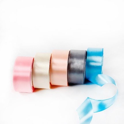 Import Satin Ribbon 2.5 CM  / Pita Satin / Ribbon / Pita Import / Pita Bunga / Pita Kado / Pita Chiffon / Pita Termurah / Flower Ribbon / Florist Ribbon / Pita / Pita Grosir / Pita Besar Kecil Medium / Satin / OPP / Pita Tarik / Florist supply