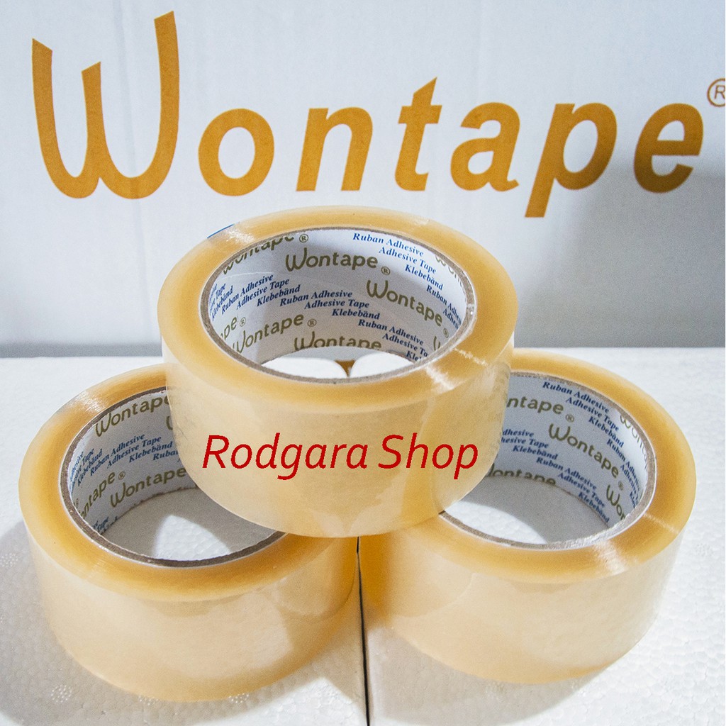 

Lakban Bening Wontape Gold 2 Inch Bukan Daimaru Nachi 100 Yard