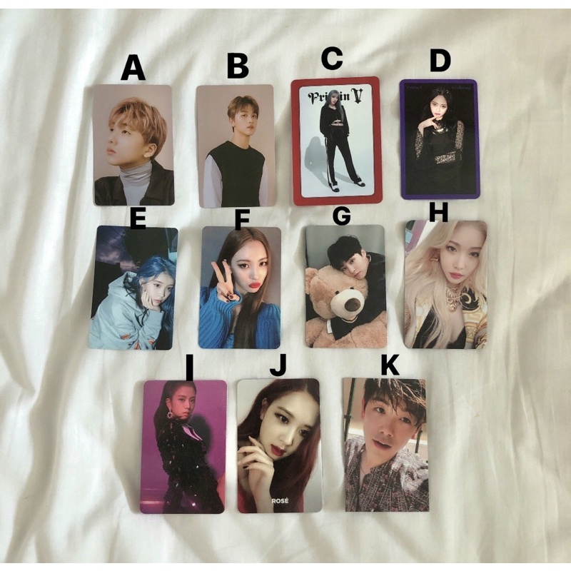 SALE PHOTOCARD OFFICIAL (NCT, PRISTIN V, IU, SUNMI, EXO, CHUNGHA, BLACKPINK, ERIC NAM)