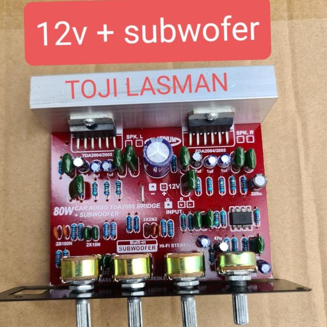 kit power speaker aktif 12volt tda2005 tda 2005 platinum 12v amplifier