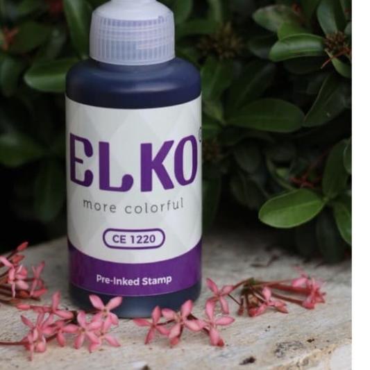 

➵ Tinta Stempel Flash Warna Violet Waterproof ELKO 100 ML Untuk Kertas ✪