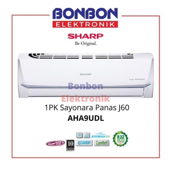 Sharp AC 1PK Low Watt AH-A9UDL / 1 PK AHA9UDL Sayonara Panas J60