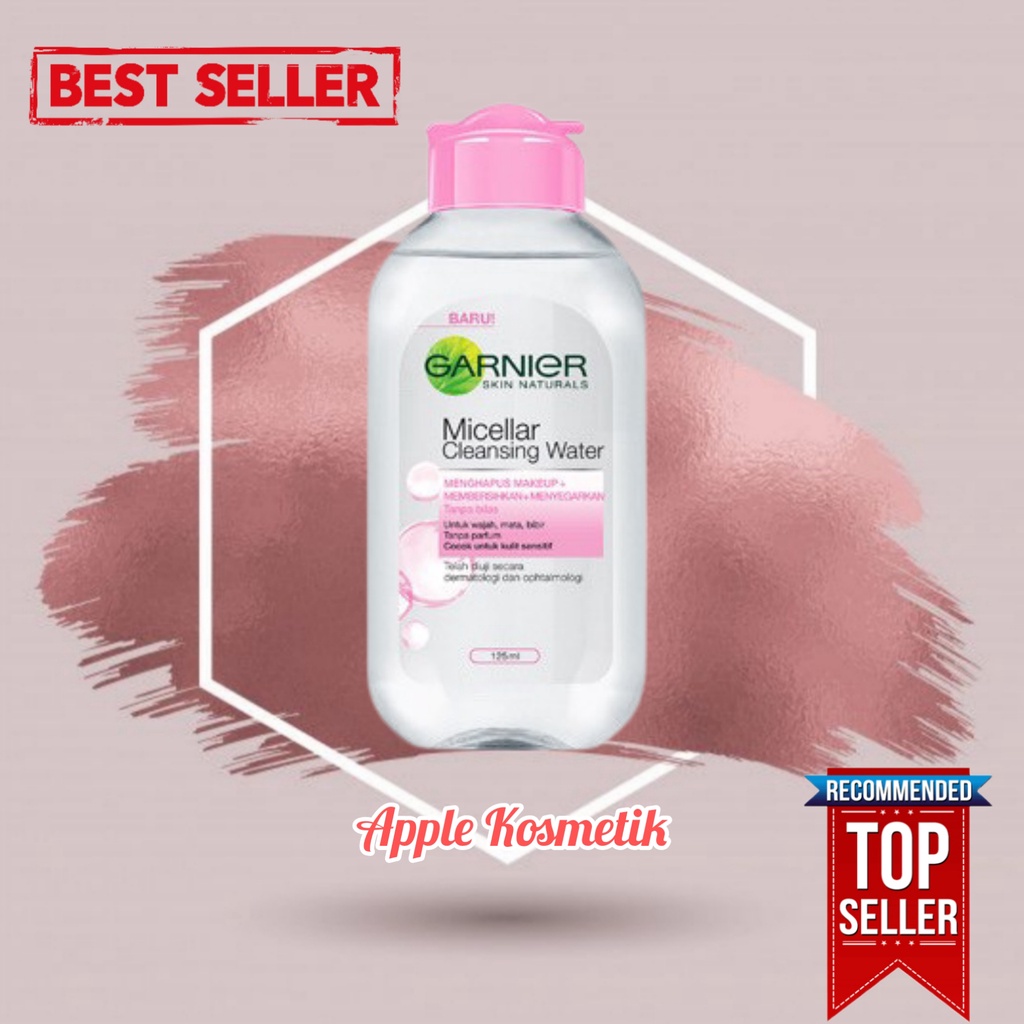 GARNIER  Micellar Cleansing Water Pink 125ml (BPOM)