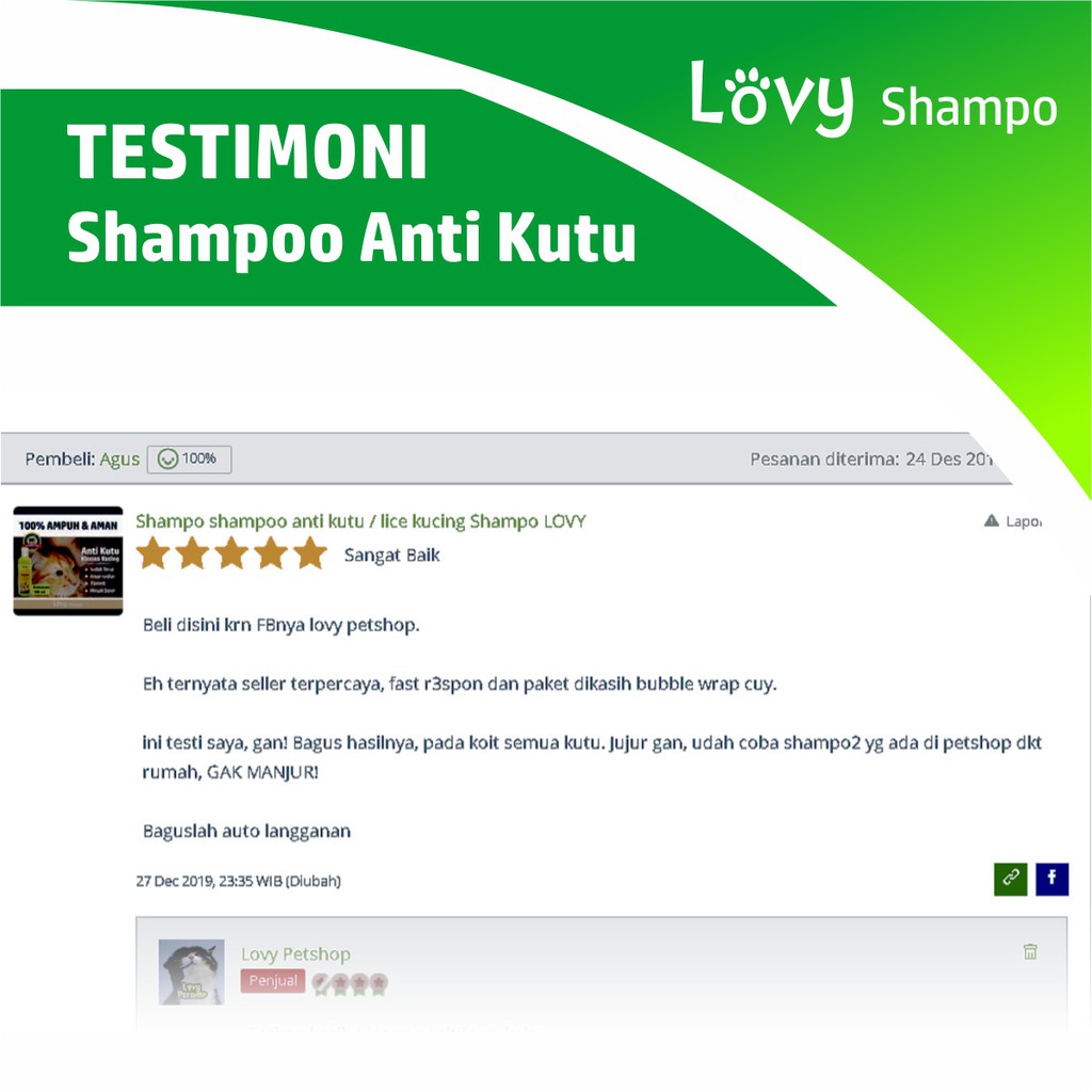 Shampo Kucing Anti Kutu Sampo Kucing Shampoo Kucing Shampo Kutu Kucing LOVY Antikutu 250 ml