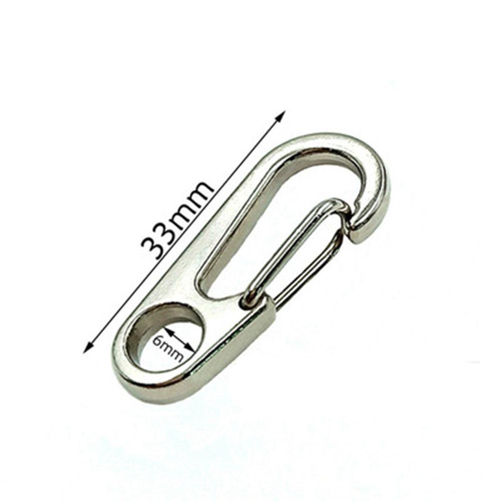 Suyo 4/8pcs D Carabiner Mini Aluminium Alloy Outdoor Hook Survival EDC Gear Camping Keyring