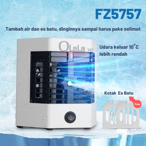 AIR COOLER AC MINI PORTABLE WITH FAN STERILLISASI UV FZ-5757