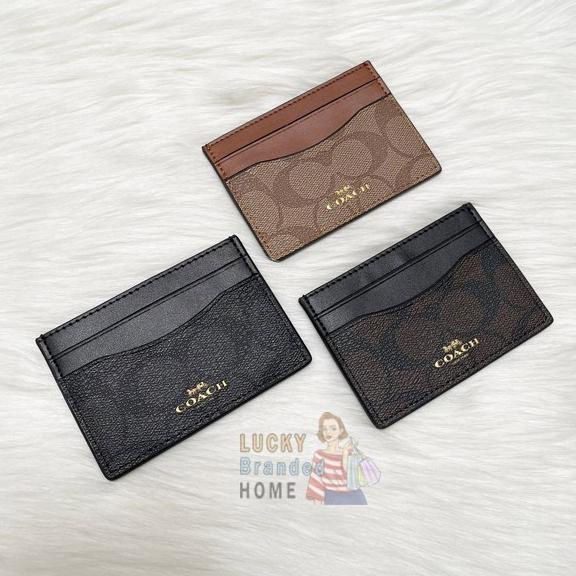 

CH Card Holder Card Case In Signature Canvas Logo Original