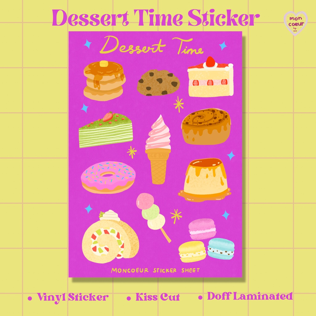

Sticker Makanan Dessert Time by Moncoeur