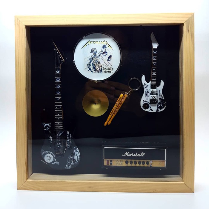 Frame mettalica Pajangan metallica Pigura 3d metallica Koleksi pajangan metallica koleksi metallica