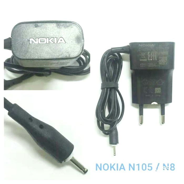 Charger Nokia Lumia Original 100% Casan Cas AC-11E Colokan Kecil