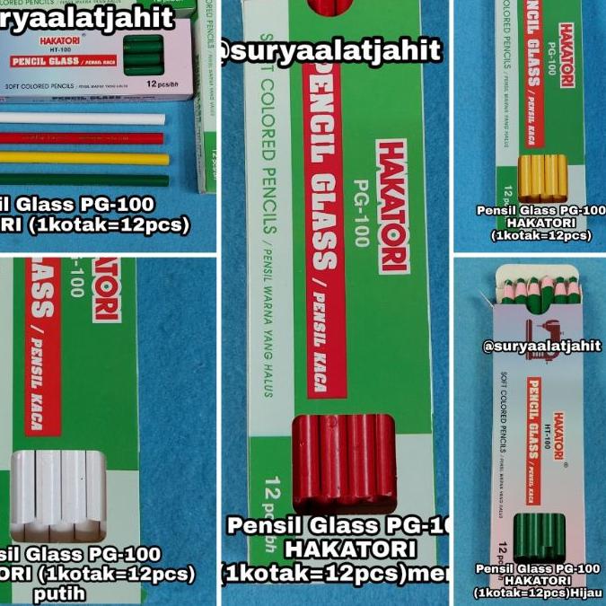 

Beli Segera » Pensil Glass PG-100 HAKATORI (1kotak=12pcs) =rp.22.500/1lusin''