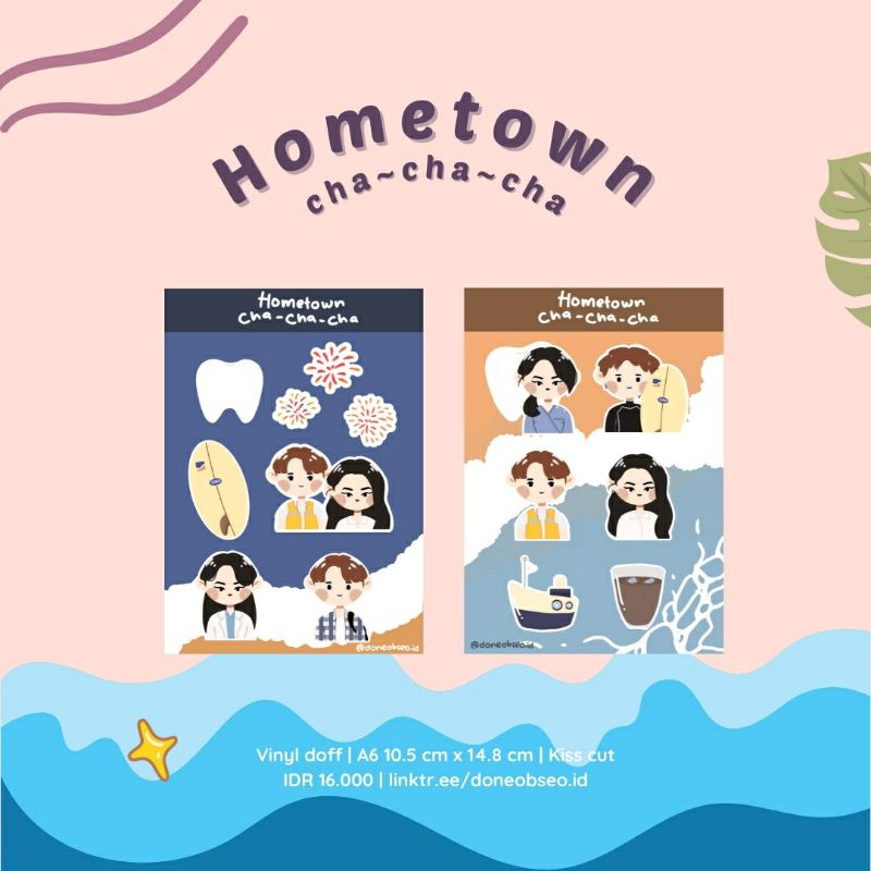 

Sticker Hometown ChaChaCha Merchandise Kim Seon Ho Hong Du Sik by doneobseo.id