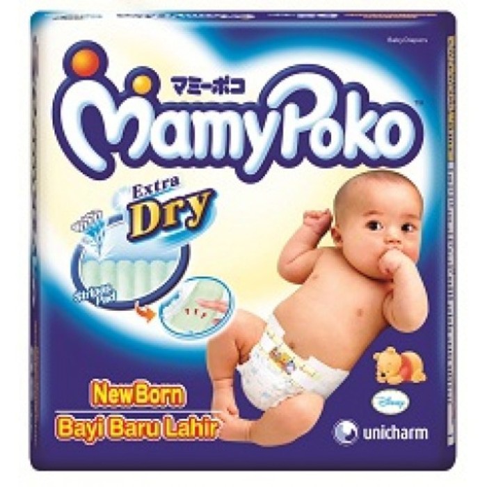 PAMPERS MAMY POKO   MAMYPOKO   MAMYPOKO PAMPERS NEWBORN 52 PCS   POPOK BAYI by WAWS