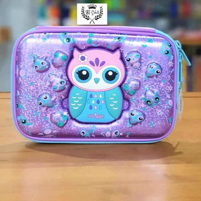 

Tempat pensil Smiggle Hardcase 3D EVA waterproof OWL dgn cermin rias