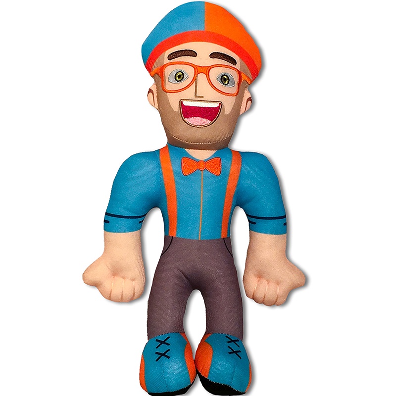 28cm Blippi New Plush Figure Mainan Boneka Boneka Lembut Untuk Hadiah Anakanak