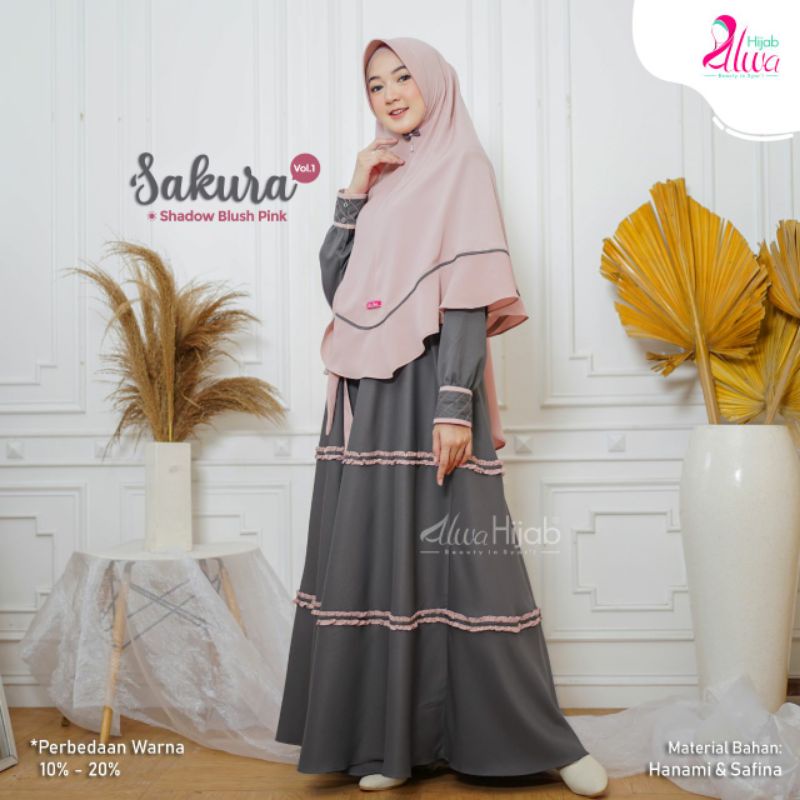 SAKURA GAMIS BY ALWA HIJAB/ CUCI GUDANG/HARGA DISKON