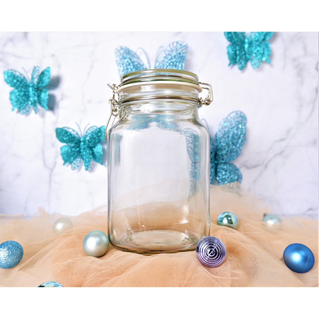 HERMETICO JAR 1500 mL Toples Kaca Tutup Kait Jar Kaca HERMETICO JAR 1500 mL Toples Kaca Tutup Kait Jar Kaca