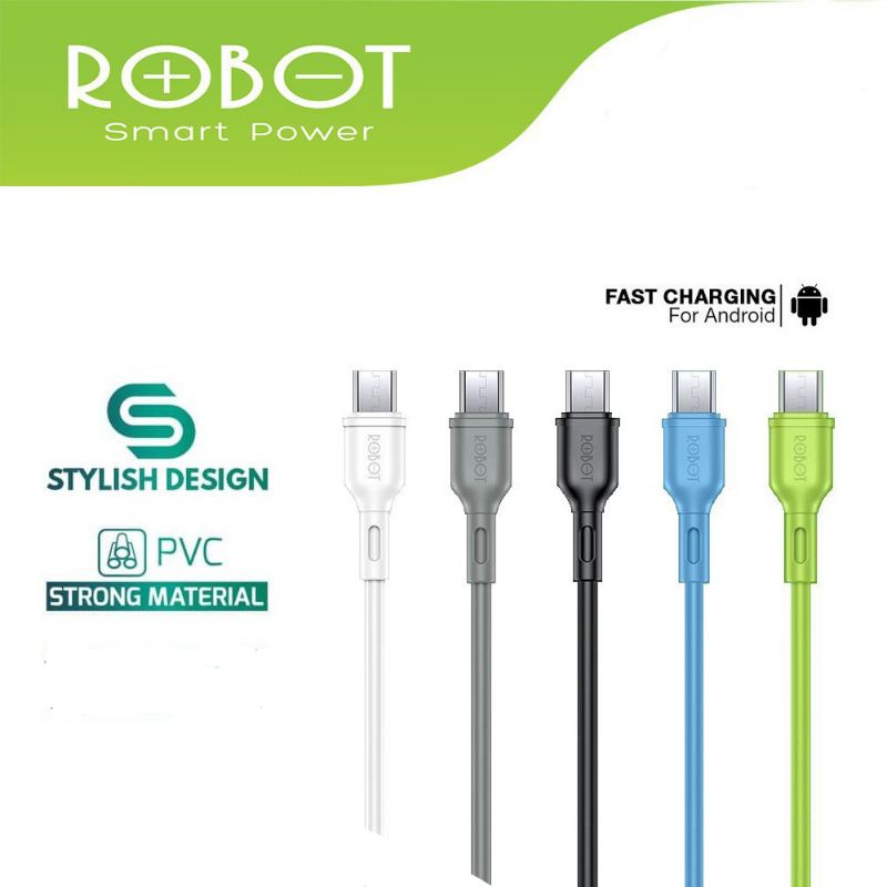 KABEL DATA CAS usb charger merk ROBOT mikro  type c iphone