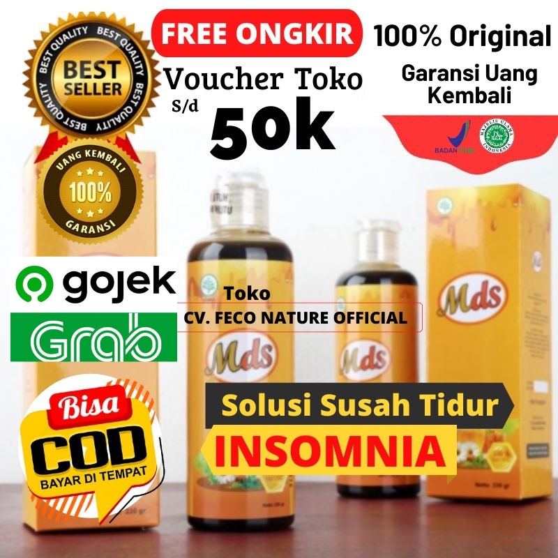 Madu Deep Sleep MDS Original Herbal Insomnia Untuk Mengatasi Susah Tidur - MADU DEEP SLEEP (MDS) HER