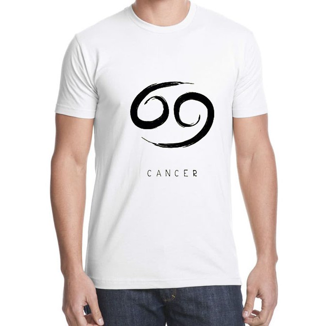 TERMURAH!! BAJU COWOK PAKAIAN PRIA T-SHIRT KAOS ZODIAK CANCER