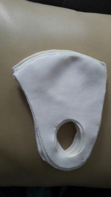 Ready Masker Putih Bahan Scuba #carlina