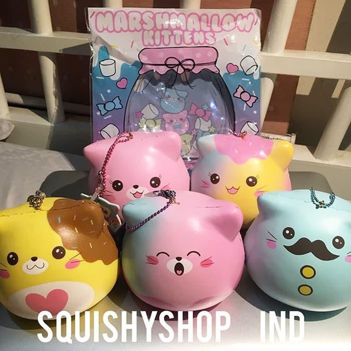 Mainan Anak Marshmallow Kittens By Puni Maru Toys Toy Shopee - fluffy pink shark kitten roblox