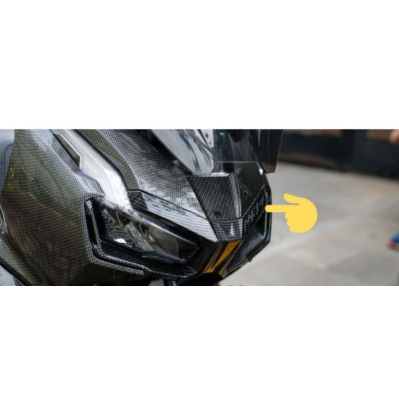 Tutup bawah lampu Honda ADV 150 NEMO carbon original/cover