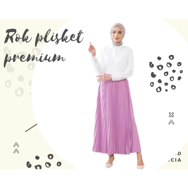 ROK PLISKET MAXI PLEATED TERLARIS