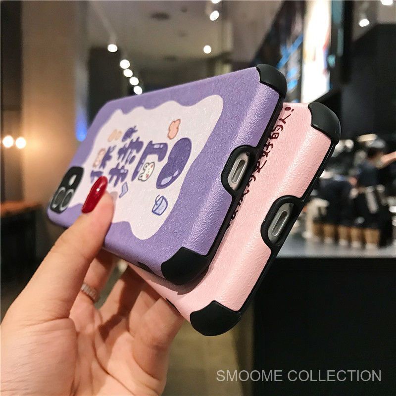 Desain wajah beruang Casing Ponsel untuk iPhone 7 8plus 11 6s Plus Xsmax