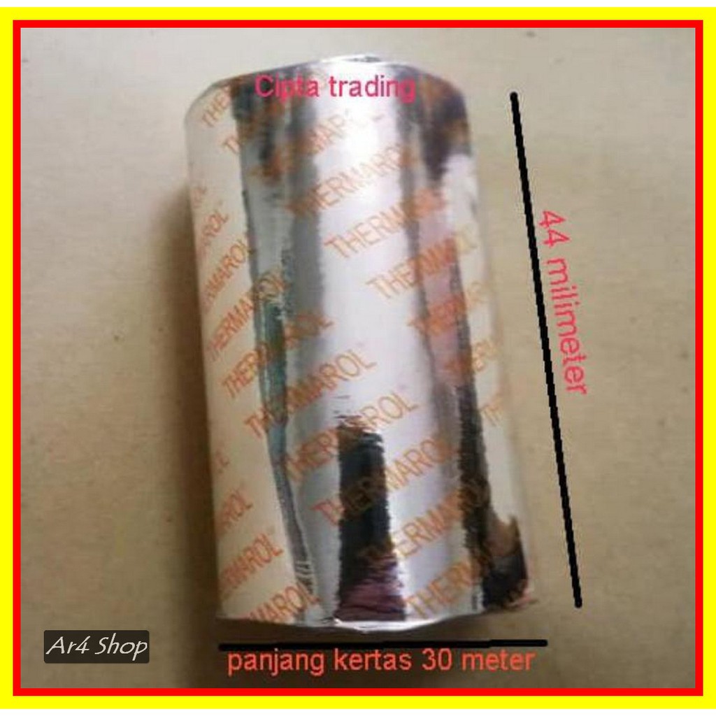 

Kertas Thermal Thermal Paper - Thermarol - 44Mm X 30Meter