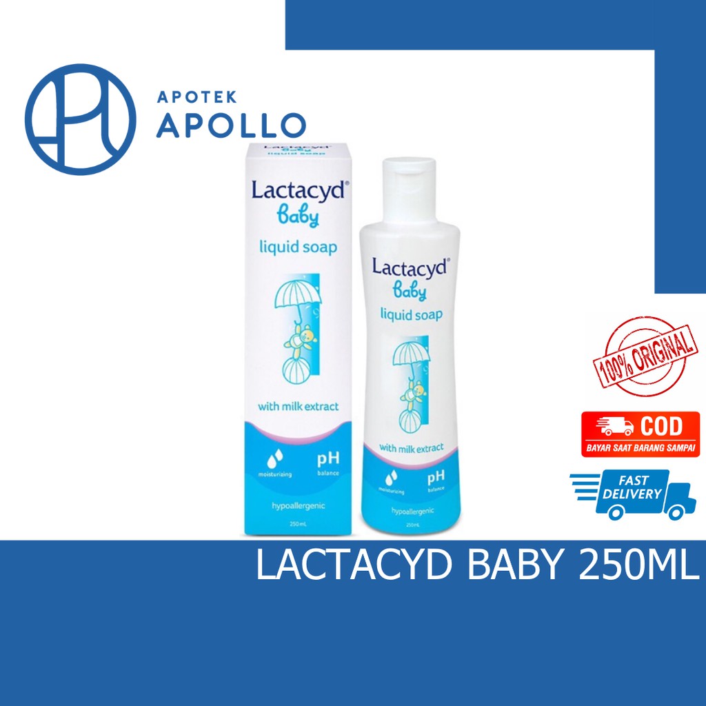 LACTACYD BABY 250ML HAIR &amp; BODY WASH GENTLE CARE 250 ML SABUN BAYI KULIT SENSITIF SENSITIVE