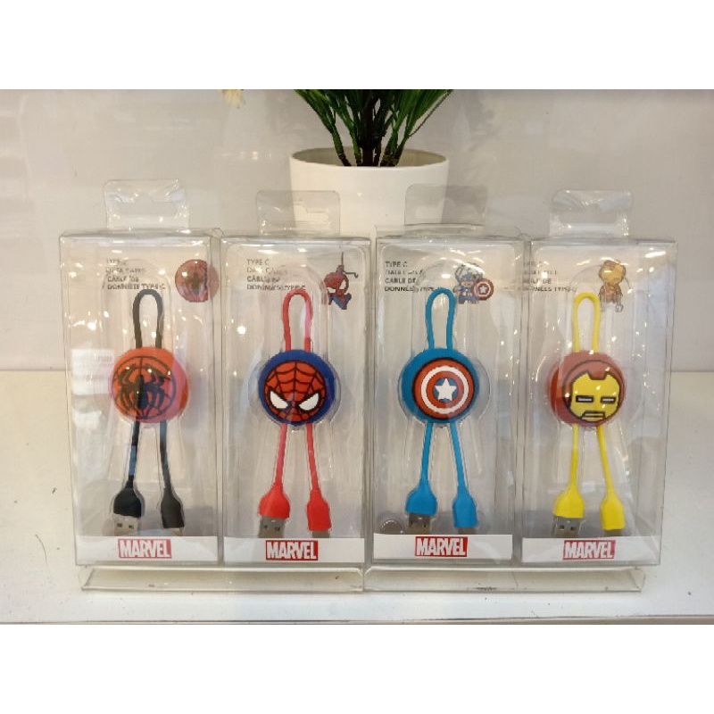 miniso marvel type C data cable type C charger HP kabel data type C 20cm