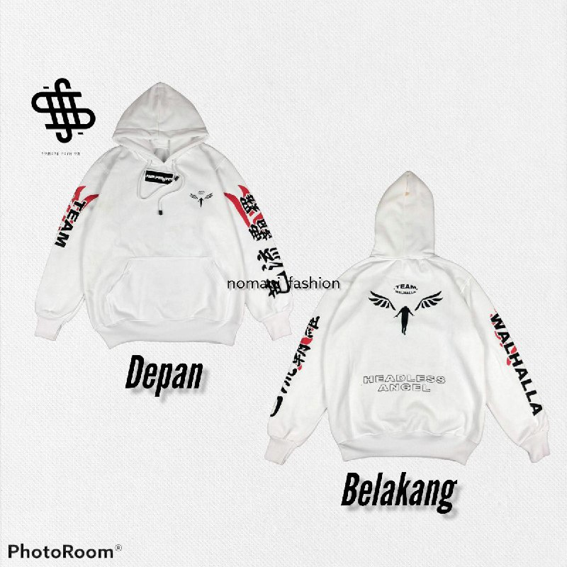 JAKET HOODIE VALHALLA TOKYO REVENGERS / JAKET SWEATER HOODIE TOUMAN TOKYO MANJI VALHALLA / JAKET TEA