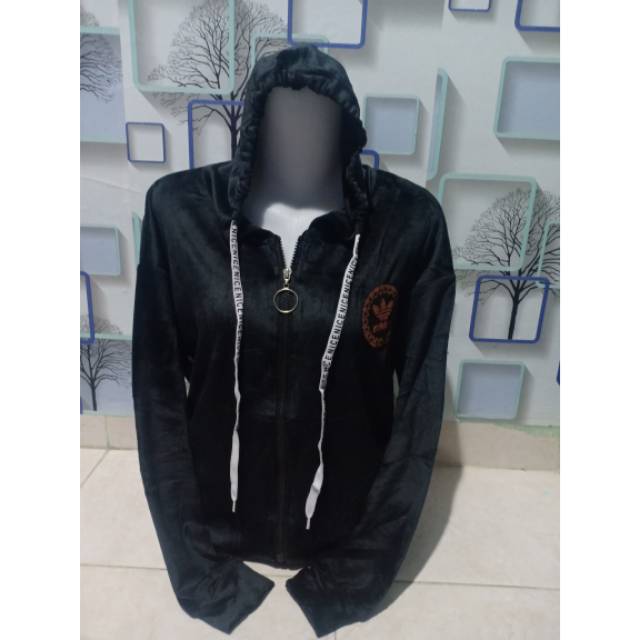 Jaket bludru adidas import