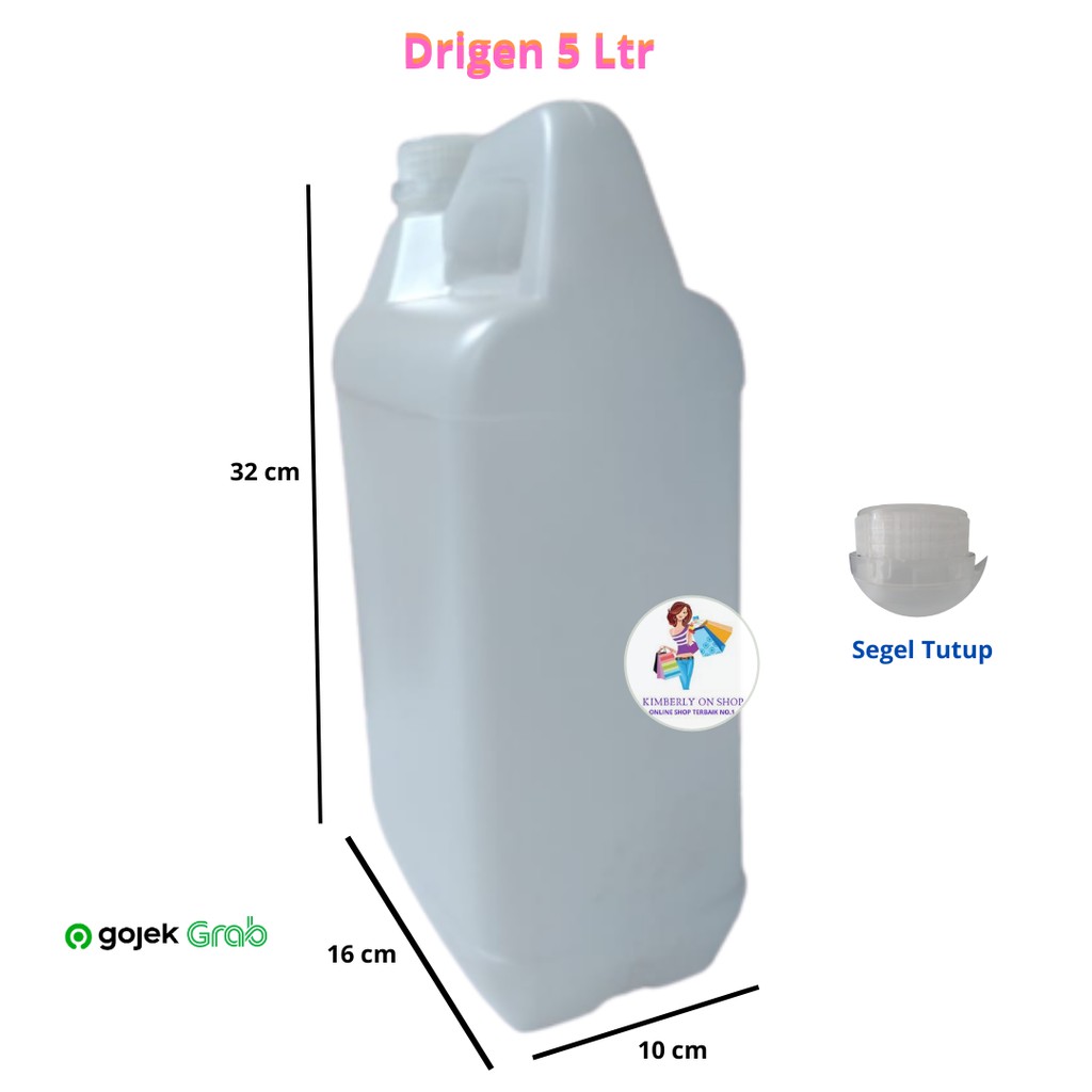 Drigen / Jerigen 5 Liter KHUSUS GOJEK / GRAB