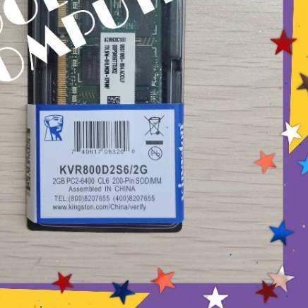 ❊ KINGSTON SODIM DDR2 2GB PC6400 ➪