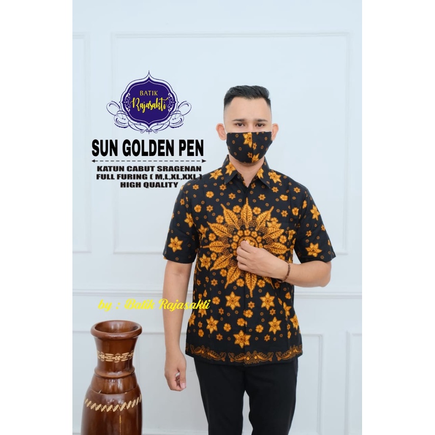 SUN GOLDEN RAJASAKTI KEMEJA BATIK PRIA SOLO LENGAN PENDEK LAPIS FURING PREMIUM ASTAMA ASWATAMA BAGAS BASKARA BAYUPUTRA BHISMA BIMA BRAMANTYA CHAKRA DEVANDRA DEWANTA DHANI DHARMA DRAJAT DZAKY ELANG ENDRA FARRAZI GADHING GAVIN GIANDRA GUNTURAJI HANUNG HARIS