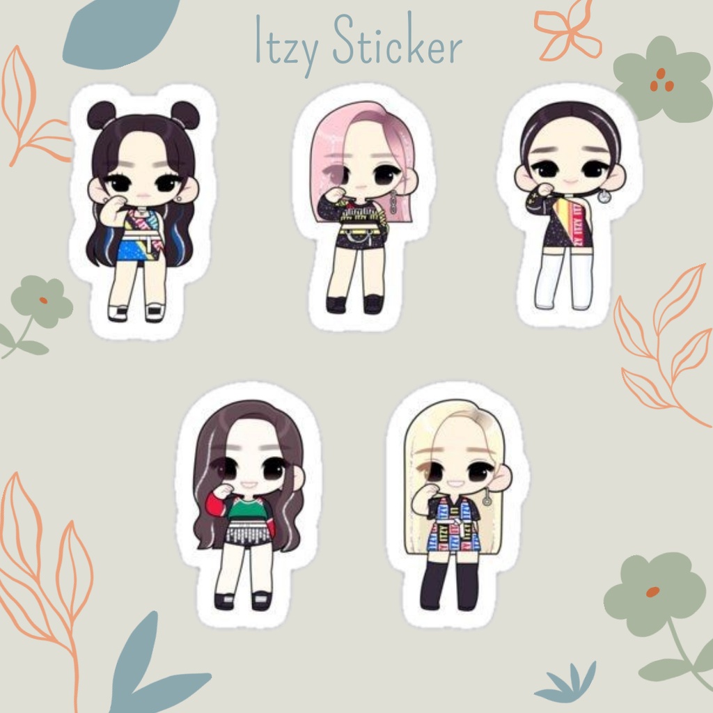 Itzy Sticker | Cetak Kpop Sticker