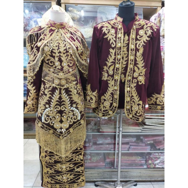 baju pengantin adat minang padang