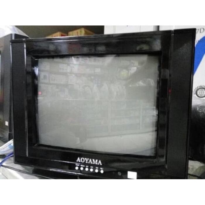 Aoyama TV-1452 CRT 14 inch - Tabung Layar Cembung Semi Flat Body Slim