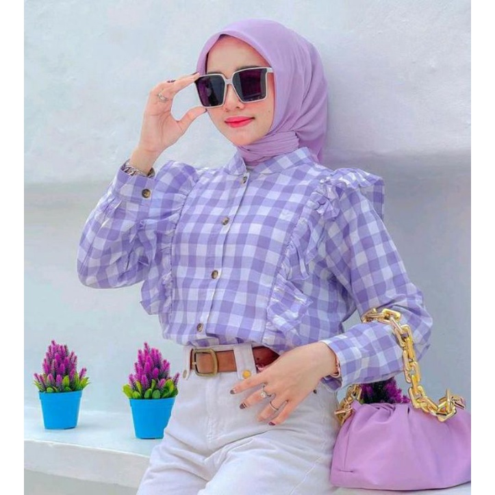 Blouse Muslim Una Top Wanita