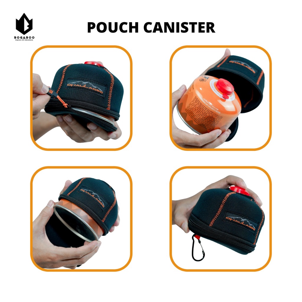 Dhaulagiri Pouch Canister - Sarung Tabung Canister Pelindung Anti Gores Penyok