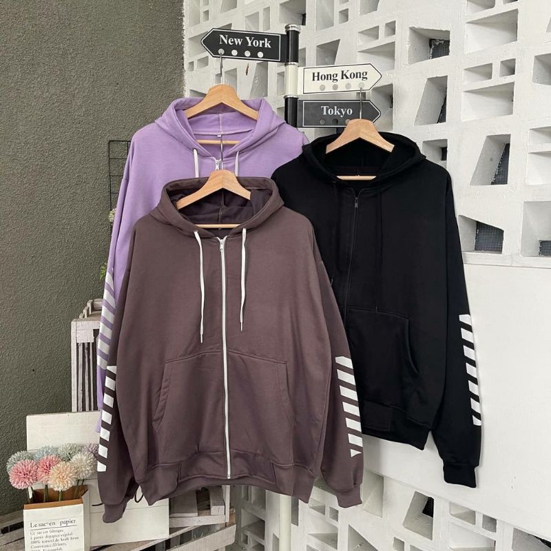 Zebra Jaket Zipper Hoodie Wanita Korea | Hoodie Wanita Korea | Jaket Wanita Korea Oversize | Hoodie Zipper Premium