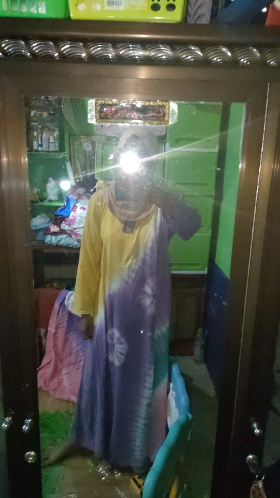 Gamis Kaos Pelangi Gitsya Ori Ziray Batik Jumbo Premium