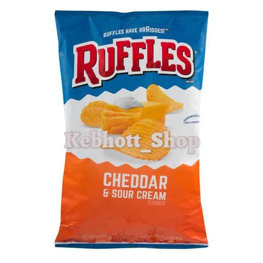 

Dijual Ruffles Cheddar & Sour Cream Potato Chips 184Gr | Keripik Kentang Terlaris