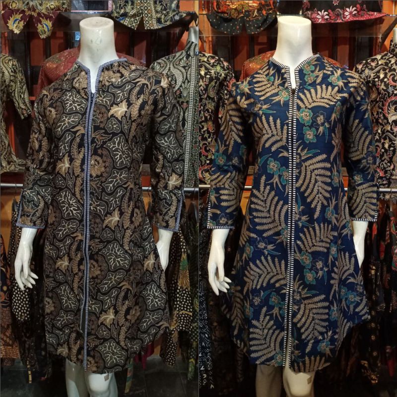 BISA COD TUNIK BATIK | ATASAN WANITA TUNIK | TUNIK BATIK TERBARU QUEEN JAYA