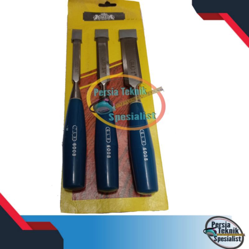 Pahat kayu set 3 pcs pahat ukir