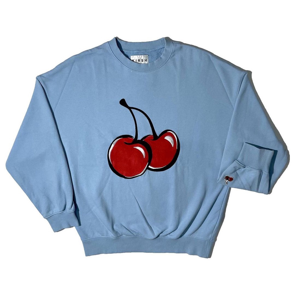 KIRSH Big Cherry Logo Sweat (Baby Blue)