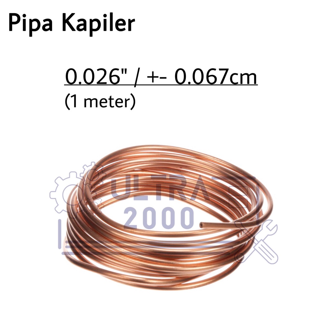 Pipa Kapiler Tembaga 0.026&quot; 0.26