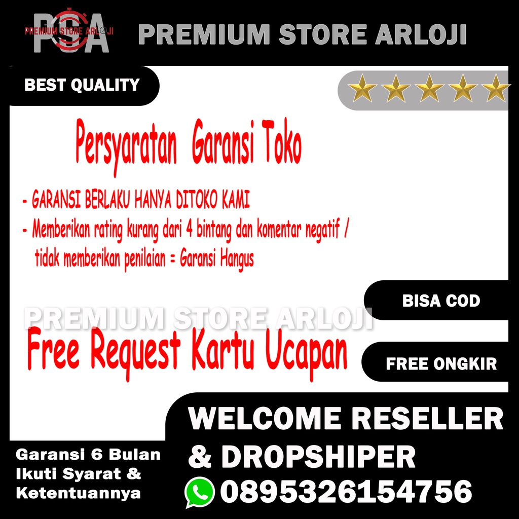 Grosiran Jam Tangan Wanita Hush Puppies 3090YL Analog Tali Rubber Tanggal Aktif Free Baterai (COD)